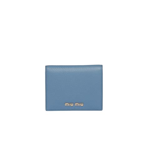 Madras Colour leather wallet Astral blue / ink blue 